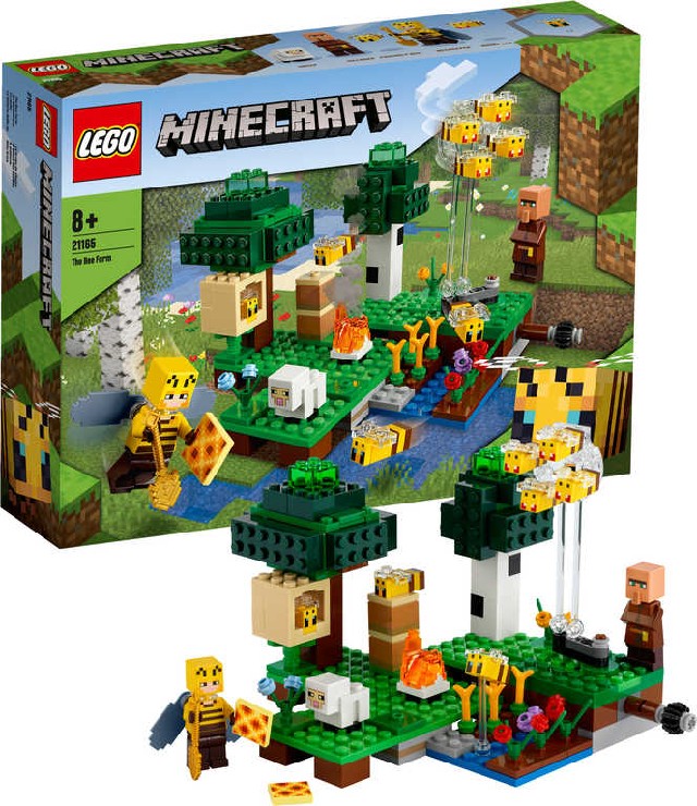 LEGO MINECRAFT Včelí farma 21165 STAVEBNICE