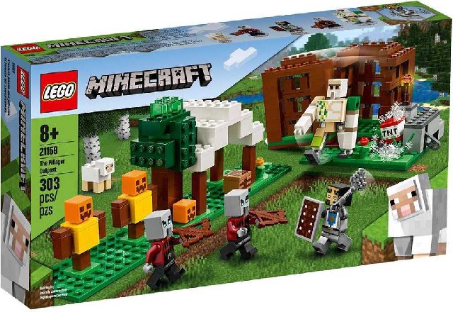 LEGO MINECRAFT Základna Pillagerů 21159 STAVEBNICE