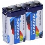 Baterie 9V Plus 325mAh 6F22 Zinc set 2ks Grundig