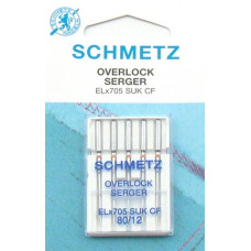 Coverlockové jehly SCHMETZ ELx705 SUK CF 80