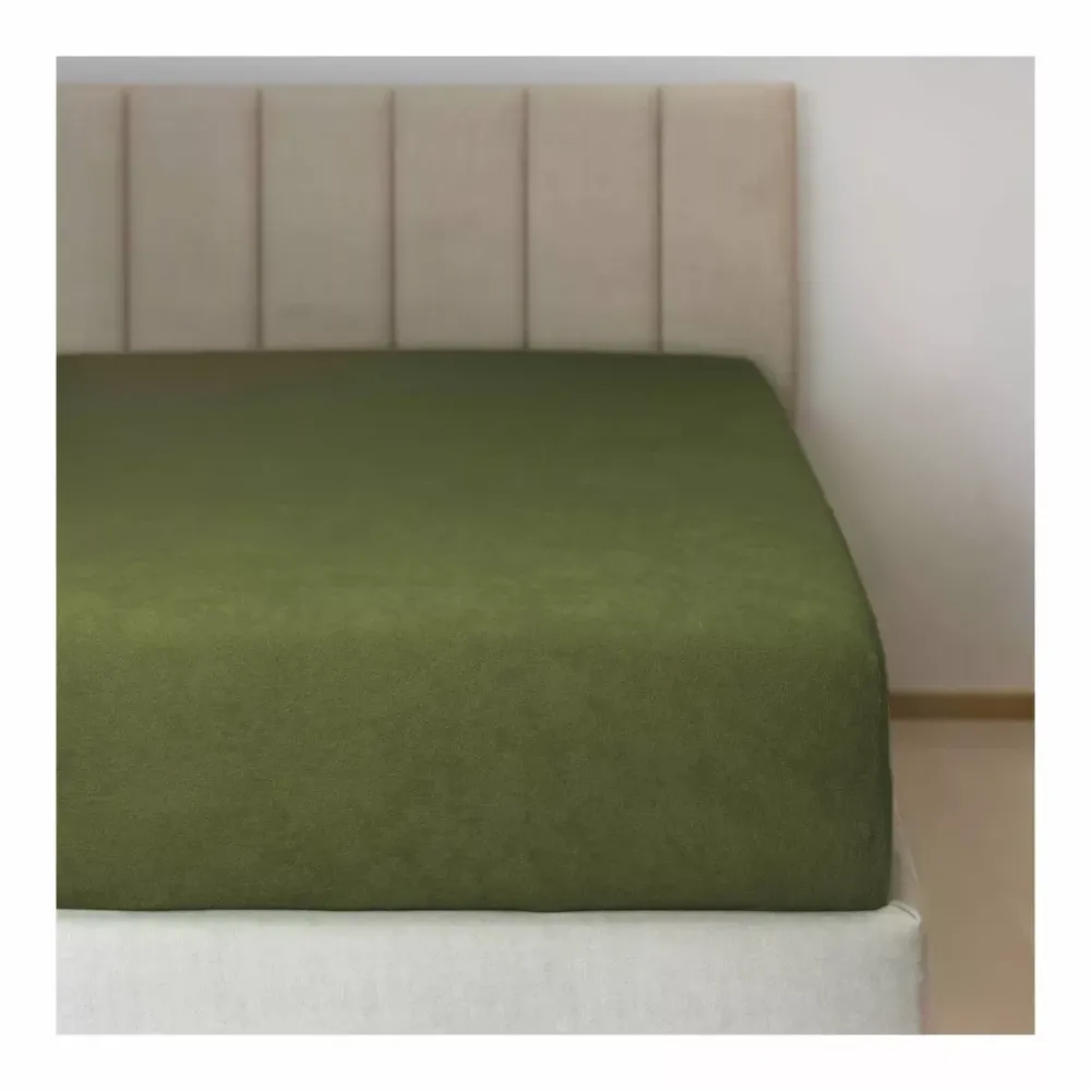 Metráž froté č.39 khaki