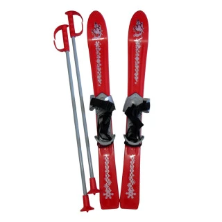Dětské lyže Plastkon 70cm červené