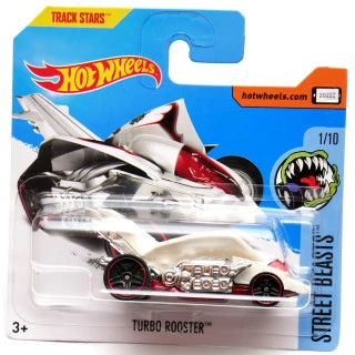 Hot Wheels angličák Turbo Rooster, Street Beasts 1/10