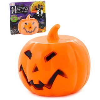 Party Dekorace Halloween dýně 11cm dospělá svítidlo na baterie S