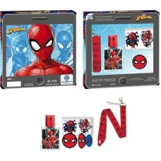 SPIDERMAN Toaletní voda dětská 30ml set se samolepkami a doplňky