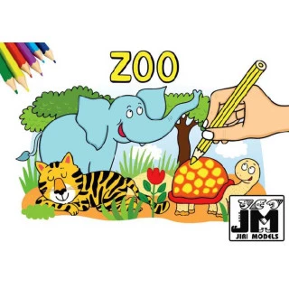 JIRI MODELS Omalovánky A5 ZOO