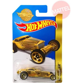 MATTEL Hot Wheels zlaté autíčko 8cm angličák 1:64 Hi-Roller na k