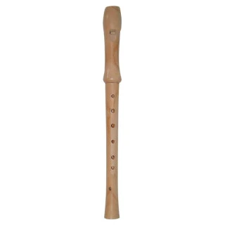 BINO DŘEVO Flétna přírodní 32,5 cm * DŘEVĚNÉ HRAČKY *