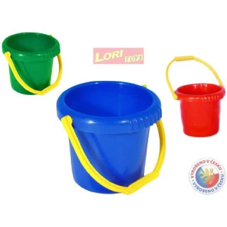 LORI 207 Kyblíček na písek PLAST 3 barvy