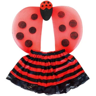 KARNEVAL Sestava Beruška vel.XS (92-104 cm) *KARNEVALOVÝ DOPLNĚK