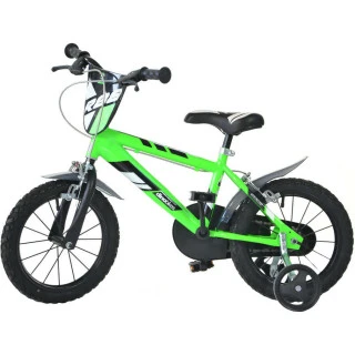 ACRA Dětské kolo Dino Bikes 414U zelené chlapecké 14