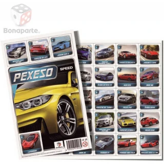 BONAPARTE Pexeso Auta Speed 32 dvojic fotografie *SPOLEČENSKÉ HR