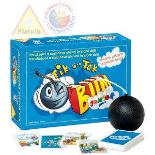PIATNIK Hra TIK TAK BUM Junior s obrázky Zvuk *SPOLEČENSKÉ HRY*