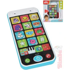 SIMBA Telefon baby chytrý můj první smartphone na baterie Světlo
