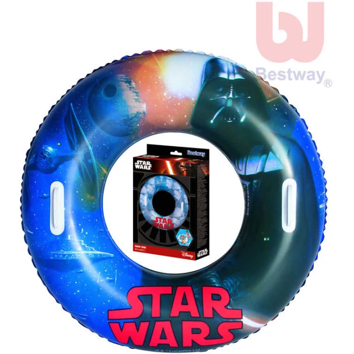 BESTWAY Kruh dětský 91cm nafukovací plavací kolo Star Wars do vo