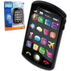 Telefon smartphone dotykový dětský baby 12cm na baterie Světlo Z