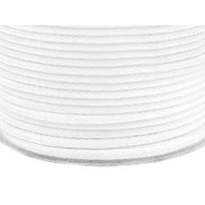 Oděvní šňůra PES O4 mm - bílá