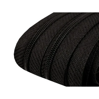 Zip spirálový v metráži 3mm - černá