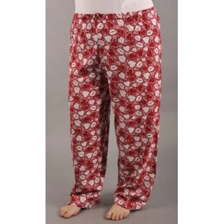 Dámské samostatné kalhoty dlouhé Maxipusinky - 3XL červené