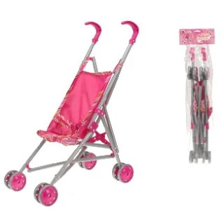 Kočárek golfové hole Stroller růžový 53 x 25 cm pro panenku
