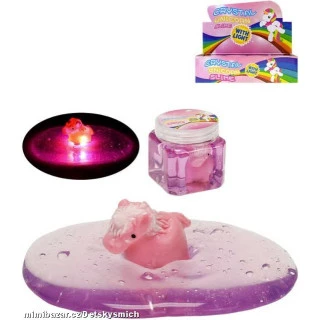Sliz magický set s jednorožcem svítícím na baterie Světlo Zvuk 2