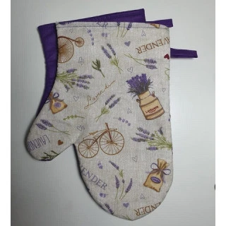 SADA 2ks kuchyňské chňapky - levandule