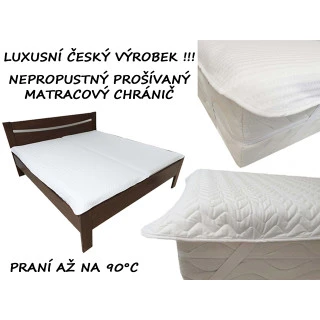 Nepropustný prošívaný chránič matrace DELUXE - 60x120cm