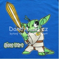 Dětské pyžamo dlouhé Aliens wars - zelená 3/4 roky
