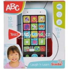 SIMBA Telefon baby chytrý můj první smartphone na baterie Světlo