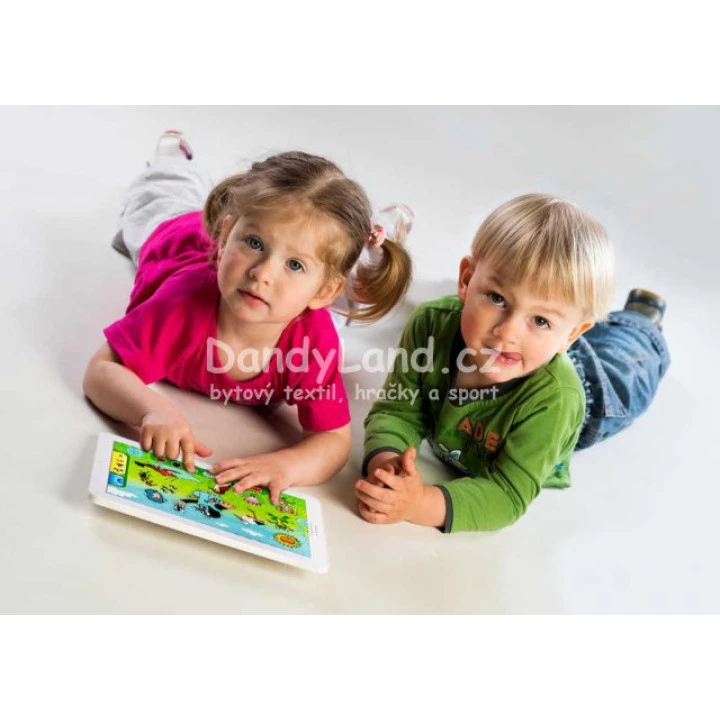 Tablet baby dotykový Mravenečkův naučný česky mluvící na baterie