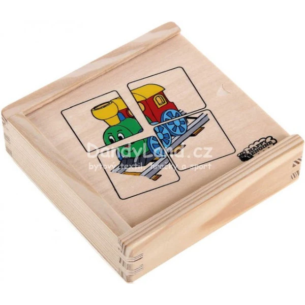 WOODY DŘEVO Minipuzzle 