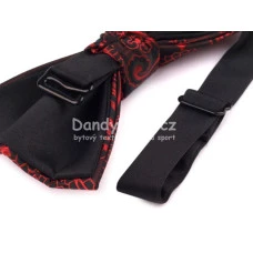 Saténový motýlek se vzorkem paisley