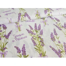 Bavlněná látka metráž - Levandule Provence styl
