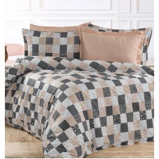 Bavlněná látka metráž šíře 240 cm - Patchwork béžový