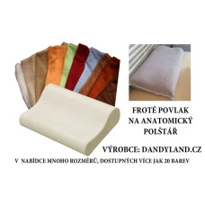 Froté povlak na anatomický neprofilovaný polštář 36x54cm