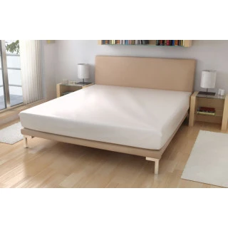 Mikroplyšové prostěradlo 70x160 - bílá