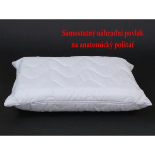 Prošívaný povlak na anatomický polštář 50x30 cm